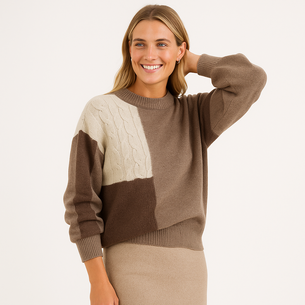 Cozy Women's Knit Sweater Blending Comfort with Effortless Style